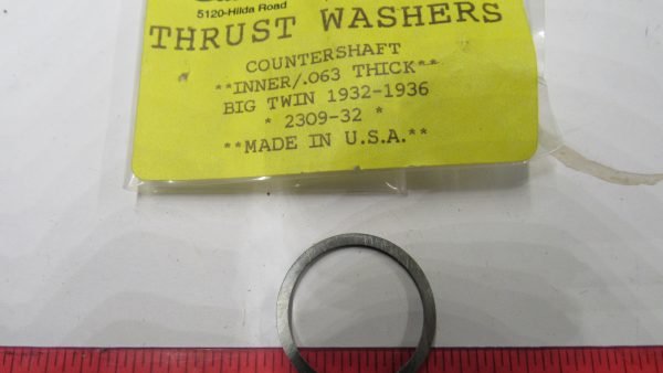 Harley VL Flathead Transmission Countershaft Thrust Washer *INNER/.063 Thick** 1932-36  P/N 2309-32