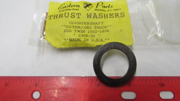 Harley VL Flathead Transmission Countershaft Thrust Washer *OUTER/.081 Thick** 1932-36  P/N 2308-32