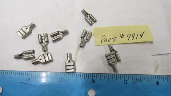 Harley Shovelhead,Sportster Spade Wire Terminal 1/4"  . P/N 9914 - Image 2