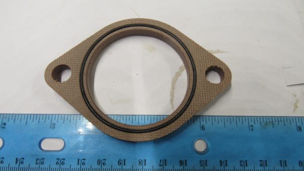 S & S 1/4" Manifold Insulator Block. 2 1/16" Hole.. Super G Carbs.  S&S Part # 16-0498
