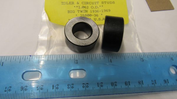Harley Knucklehead,Pan Shovel Idler & Circuit Stud Spacers 1936-69. P/N 25800-36 - Image 2