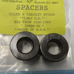 Harley Knucklehead,Pan Shovel Idler & Circuit Stud Spacers 1936-69. P/N 25800-36