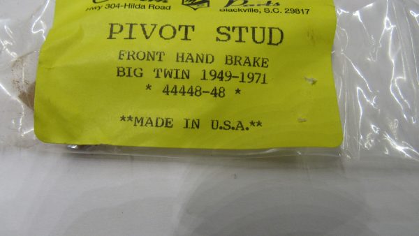 Harley Panhead,Shovelhead,Servi-car Front Brake Shoe Pivot Stud. 1949-71.P/N 44448-48 - Image 3