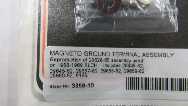 Harley Sportster Magneto Ground Terminal Assembly  1958-69. P/N 29625-55 - Image 2
