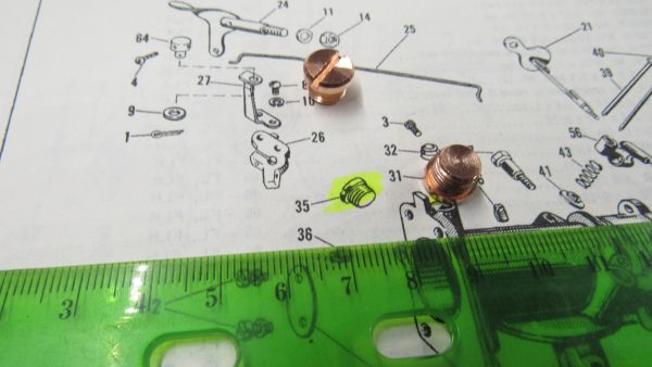 Harley Big Twin, 45 Flathead Linkert Carburetor Idle Passage Plug 1930-65  P/N 27325-33 - Image 2