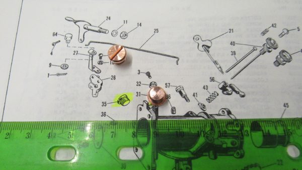Harley Big Twin, 45 Flathead Linkert Carburetor Idle Passage Plug 1930-65  P/N 27325-33