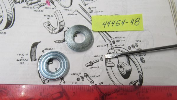 Harley Panhead, Shovelhead Backing Plate Locating Washer for Pivot Stud. 1949-71. P/N 44454-48 - Image 2