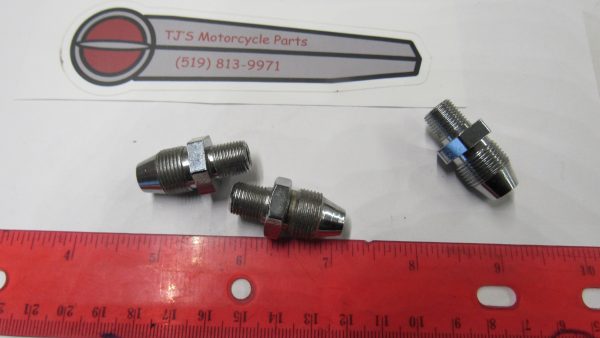 Harley Knucklehead,Panhead,Oil Line/Vent Line Fitting. *CHROME*  1930-64. P/N 63533-15