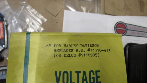 Harley Panhead, Sportster Black 6 Volt Mechanical Regulator 1948-UP??. P/N 74510-47A - Image 2
