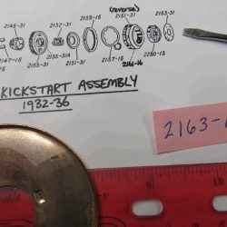 Harley JD VL Flathead Transmission Oil Retainer Washer *Copper* 1915-36  P/N 2163-15