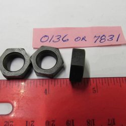 Parkerized Nut 7/16-20 N.F.x 1/4" x 5/8" Hexagon Nut. P/N 7831 or Old # 0136
