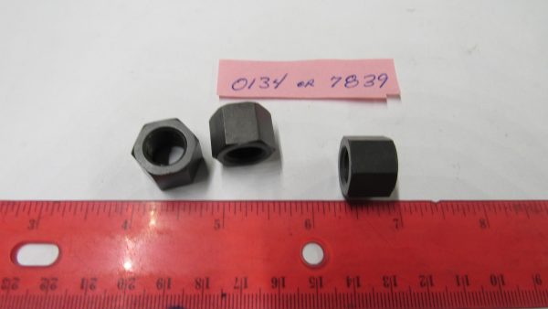 Parkerized Nut 7/16-20 N.F.x 1/2" x 5/8" Hexagon Nut. P/N 7839 or Old # 0134 - Image 2