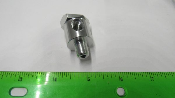 Harley Panhead, Shovelhead, Evolution Oil Pressure Gauge Switch Fitting **Aluminum** - Image 5