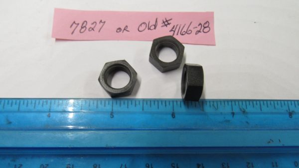 Parkerized Nut 7/16-20 N.F.x 1/4" x 9/16" Hexagon Nut. P/N 7827 or Old # 4166-28 - Image 2