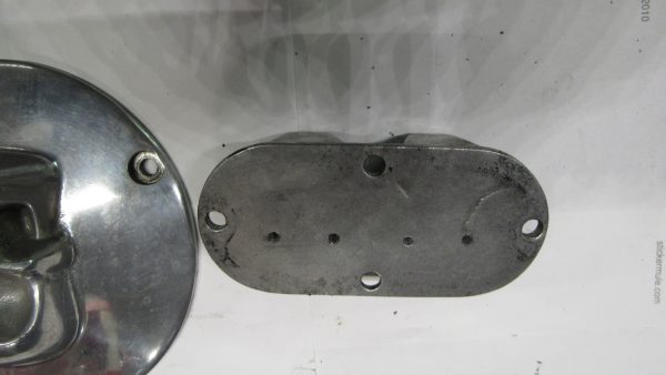 **USED** Vintage Style Skull Primary Inspection & Derby Covers - Image 3