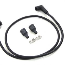 Knuckle, Pan, Flathead, Universal Black Copper Core 7mm Spark Plug Wire Kit