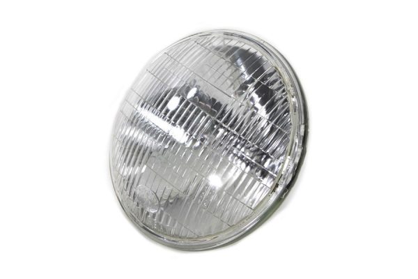 Harley Panhead 7" Round Headlamp Sealed Beam Bulb.*6 VOLT* 1949-59. P/N 67717-48B