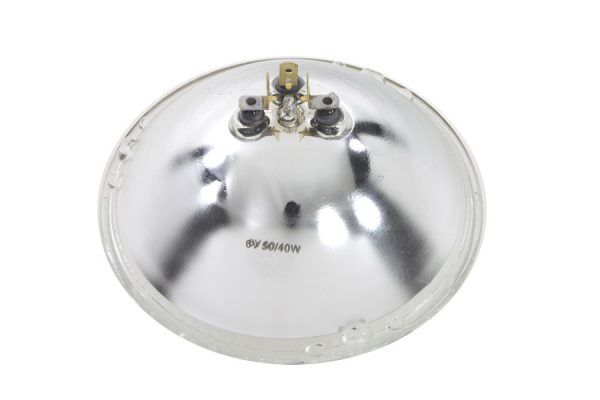 Harley Panhead 7" Round Headlamp Sealed Beam Bulb.*6 VOLT* 1949-59. P/N 67717-48B - Image 2