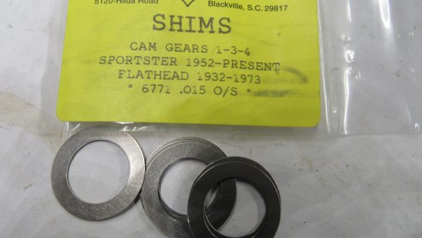 Harley 45 Flathead Solo and Servi-car,Sportster Cam Shims  P/N 6771 - Image 2