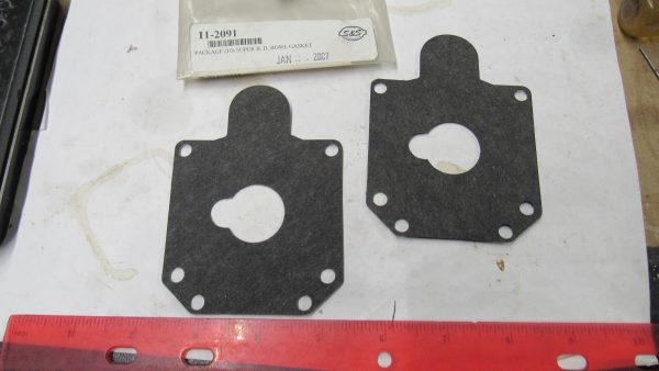 Harley Panhead, Shovelhead S & S. Super B, D Bowl Gasket. P/N 11-2091