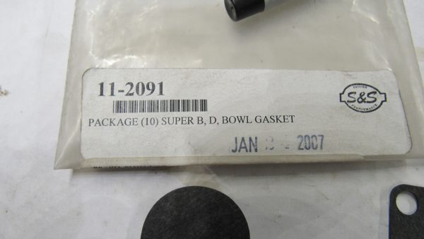 Harley Panhead, Shovelhead S & S. Super B, D Bowl Gasket. P/N 11-2091 - Image 3