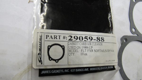 Harley Evolution, Twin Cam Air Cleaner Gasket. 1988-UP??. P/N 29059-88 - Image 3