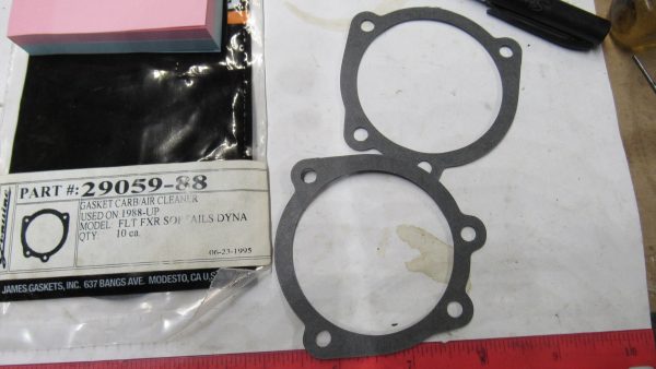 Harley Evolution, Twin Cam Air Cleaner Gasket. 1988-UP??. P/N 29059-88
