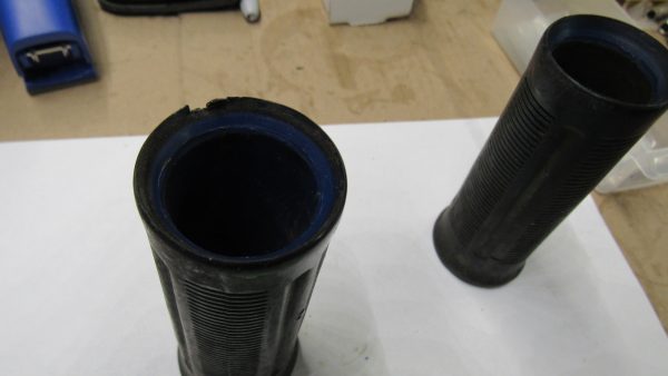 **USED**Harley Panhead, Flathead Beck Grips.. *Original* Blue - Image 9
