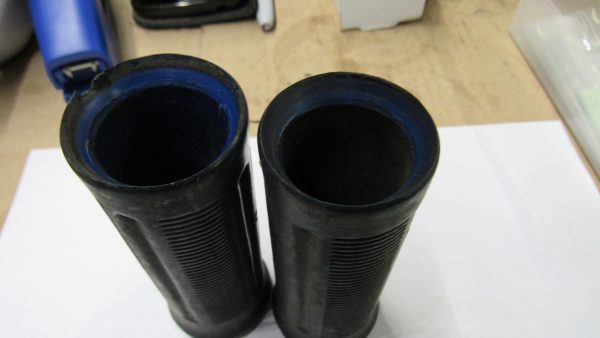 **USED**Harley Panhead, Flathead Beck Grips.. *Original* Blue - Image 3