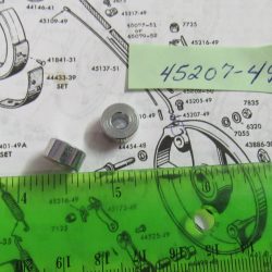 Harley Panhead,Shovelhead Front Brake Cable Tube Fitting Seat. 1949-72. P/N 45207-49