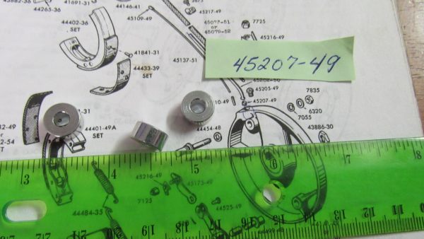 Harley Panhead,Shovelhead Front Brake Cable Tube Fitting Seat. 1949-72. P/N 45207-49