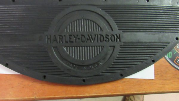 Vintage Style Harley,Knuckle,Flathead,Pan Footboard Rubber Inserts (Mats) "Half Moon" ** 1940-65 - Image 3