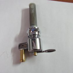 Harley Sportster Shovelhead Evo Chrome High Flow Fuel Valve Petcock. *Down*1975-UP?? *Round Body*