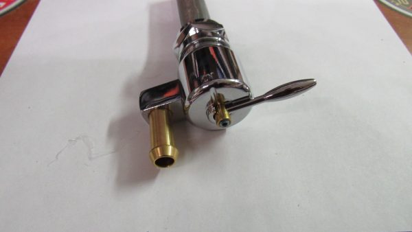 Harley Sportster Shovelhead Evo Chrome High Flow Fuel Valve Petcock. *Down*1975-UP?? *Round Body* - Image 2