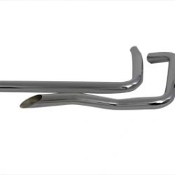 Harley 45 Flathead & Servi-car Exhaust Drag Pipe Set with Slash Cut Ends. 1941-73..