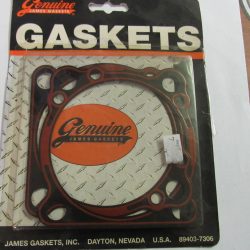 Harley Sportster Steel Cylinder Base Gaskets with Silicone Bead. *JAMES* 1986-UP? P/N 16774-96
