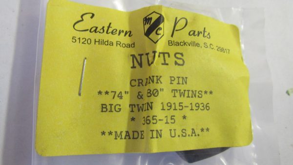 Harley JD,VL Big Twin Crank Pin Nuts. 1915-36 . P/N 365-15 - Image 3