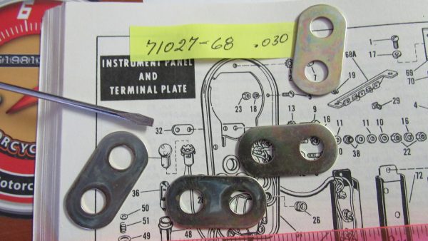 Harley Knuckle, Pan, Shovel Dash Base Spacer. .030 Thick. 1941-UP?? P/N 71027-68
