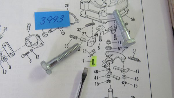 Harley Big Twin Mounting Screw(Bolt)  P/N 3993