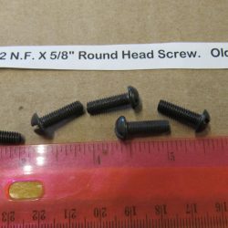 Harley Knuckle,Flathead,Pan, PARKERIZED  10-32 N.F. X 5/8" Round Head Screw.   Part # Old # 037A