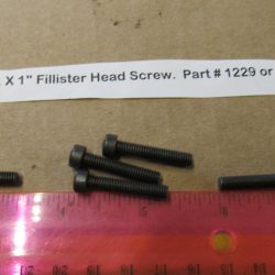 Harley Knuckle,Flathead,Pan, PARKERIZED  10-32 N.F. X 1" Fillister Head Screw.  Part # 1229 or Old # 039