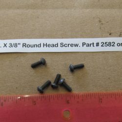 Harley Knuckle,Flathead,Pan, PARKERIZED 6-32 N.C. X 3/8" Round Head Screw. Part # 2582 or Old # 016