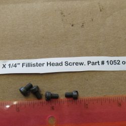 Harley Knuckle,Flathead,Pan, PARKERIZED 8-32 N.C. X 1/4" Fillister Head Screw. Part # 1052 or Old # 020