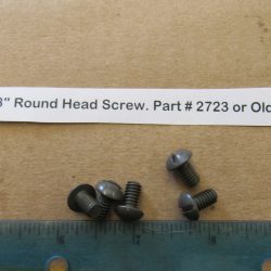 Harley Knuckle,Flathead,Pan, PARKERIZED 12-24 X 3/8" Round Head Screw. Part # 2723 or Old # 041