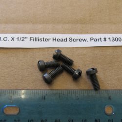 Harley Knuckle,Flathead,Pan, PARKERIZED 12-24 N.C. X 1/2" Fillister Head Screw. Part # 1300 or Old # 042