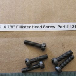 Harley Knuckle,Flathead,Pan, PARKERIZED 12-24 N.C. X 7/8" Fillister Head Screw. Part # 1311 or Old # 044