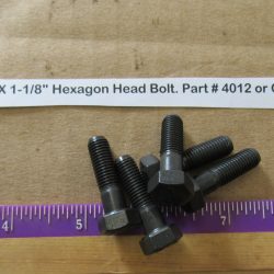 Harley Knuckle,Flathead,Pan, PARKERIZED 5/16-24 N.C. X 1-1/8" Hexagon Head Bolt. Part # 4012 or Old # 066A