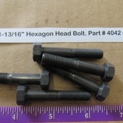 Harley Knuckle,Flathead,Pan, PARKERIZED 5/16-24 N.F. X 1-13/16" Hexagon Head Bolt. Part # 4042 or Old # 068