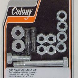 Harley Knuckle, Pan, Shovel Gas Tank Mounting Kit. 1937-75..*Cad Plated*