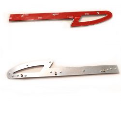Harley Panhead Servi-car Emblem Mount Strips for Gas Tank 1955-56. P/N 61840-94T